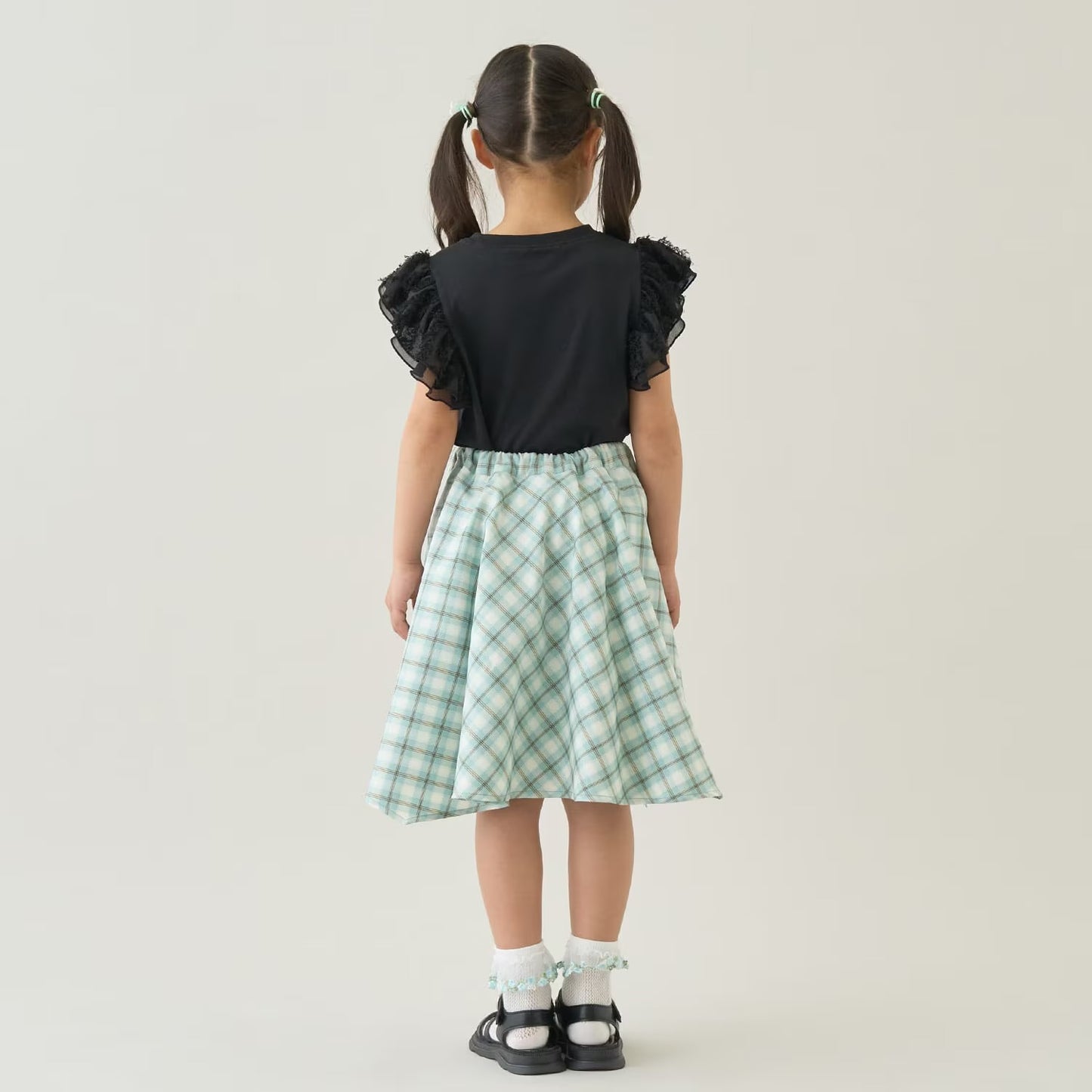 Japanese children's clothing Ly# mine tank top and shorts set 100-150cm girls summer TOPS PANTS 