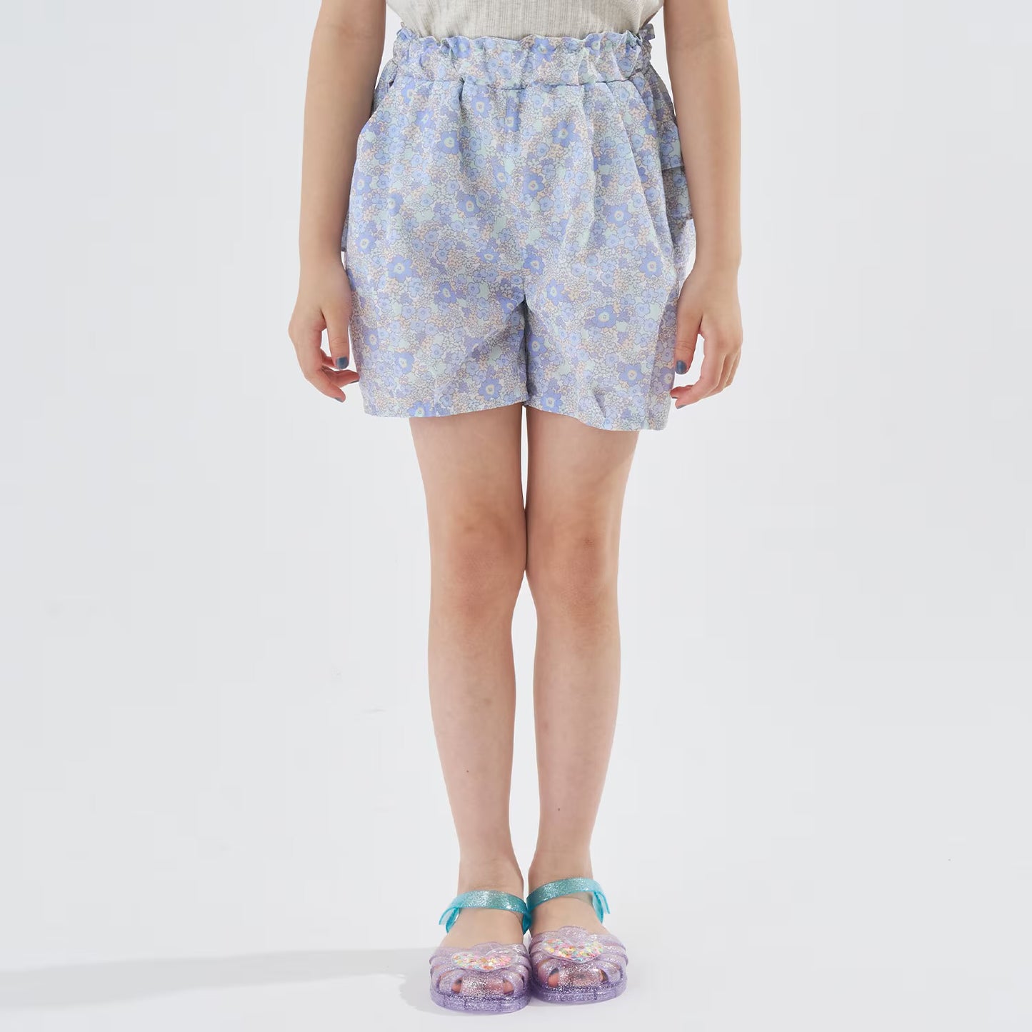 Japanese children's clothing Ly# mine tank top and shorts set 100-150cm girls summer TOPS PANTS 