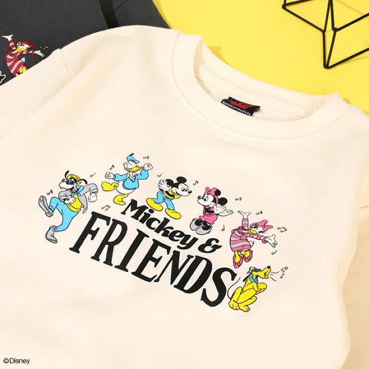 日本童裝 BDL x Disney 親子裝 印花衛衣 90-150cm 男童款/女童款 冬季 TOPS