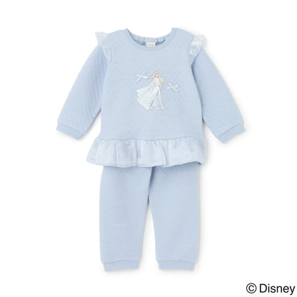 日本童裝 pe#main x Disney Princess 太空棉睡衣 90-130cm 女童款 秋季 TOPS PANTS 睡衣系列