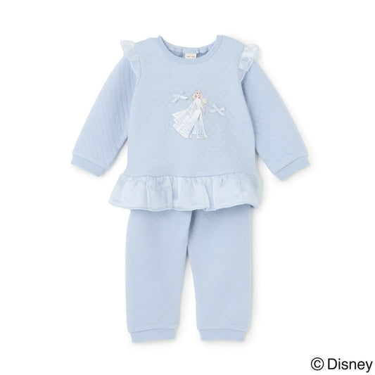 日本童裝 pe#main x Disney Princess 太空棉睡衣 90-130cm 女童款 秋季 TOPS PANTS 睡衣系列