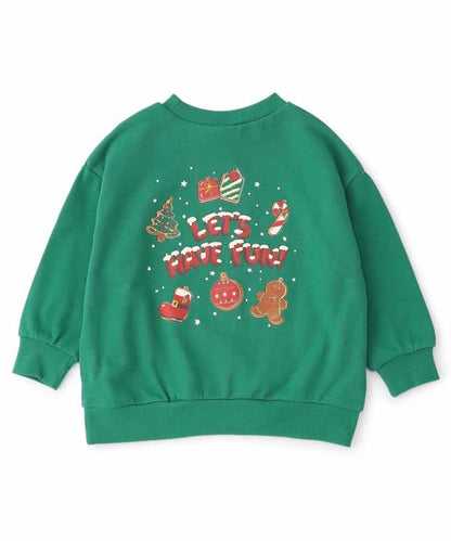 日本童裝 BREEZE 衛衣 80-140cm 男童款/女童款 冬季 Tops Christmas 聖誕快樂特輯 聖誕服裝/飾物配件 聖誕紅/新年紅