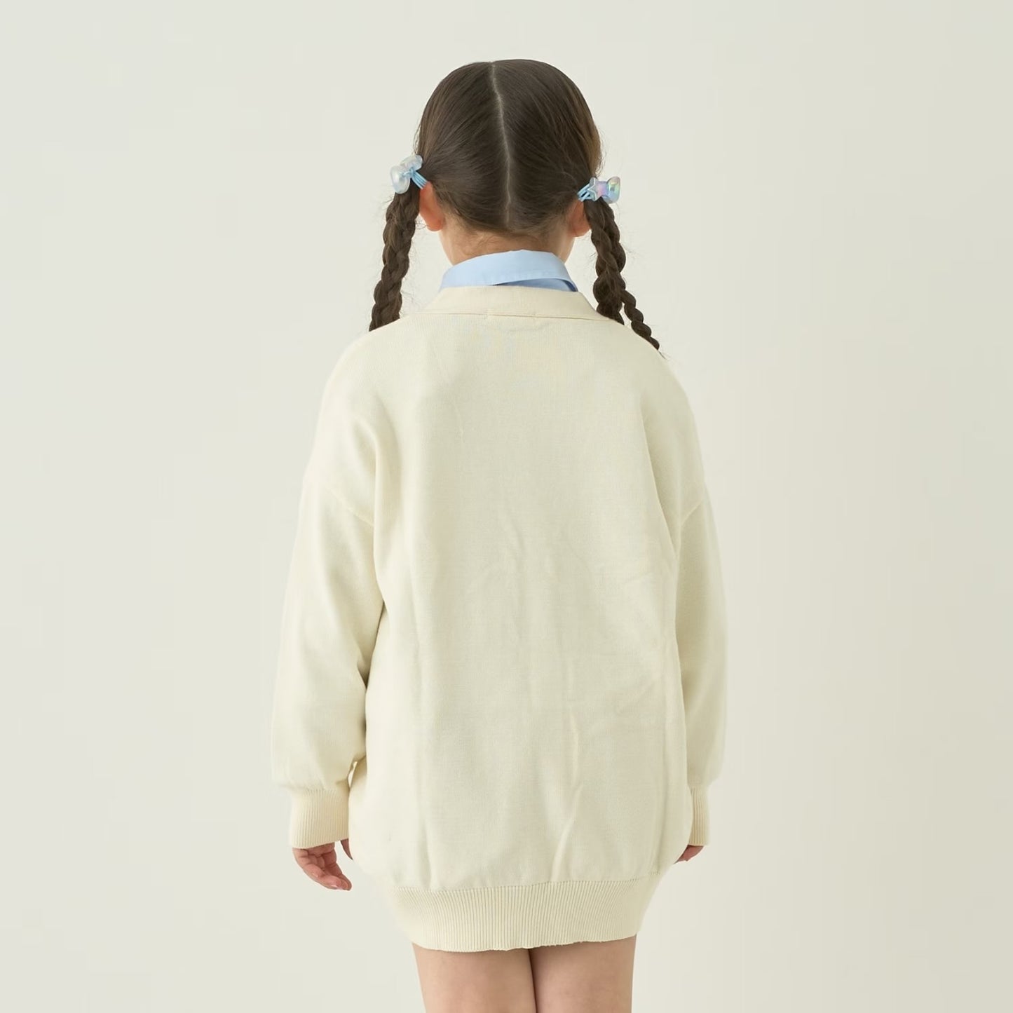日本童裝 Ly# mine 學生妹薄針織外套 100-150cm 女童款 秋季 OUTERWEAR 萬聖節 Cosplay服裝 Halloween攪鬼特輯