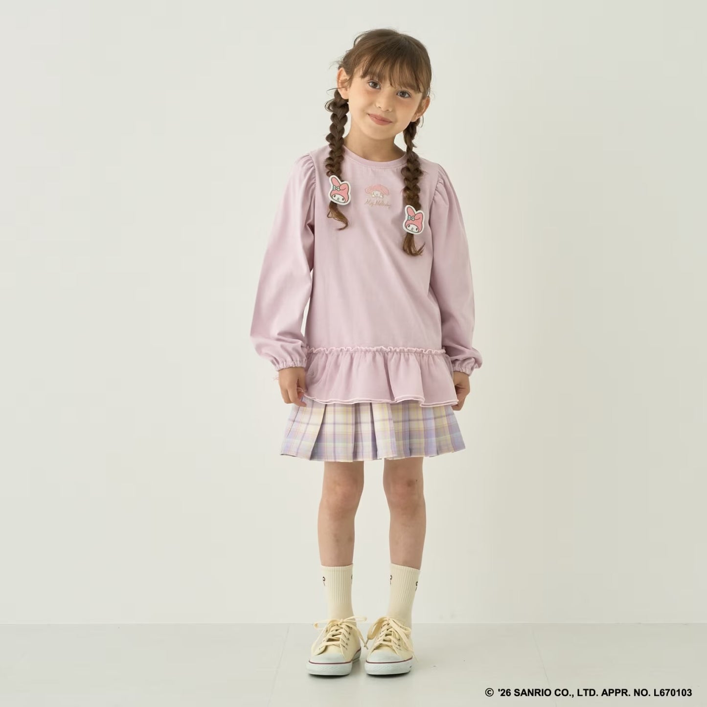 Japanese children's clothing Ly# mine tank top and shorts set 100-150cm girls summer TOPS PANTS 