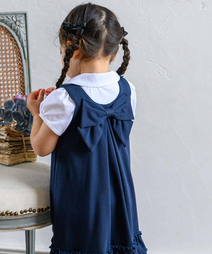 日本童裝 panpantutu 蝴蝶結蝴心裙 80-140cm 女童款 夏季 DRESSES