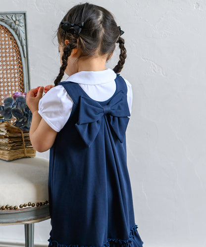 日本童裝 panpantutu 蝴蝶結蝴心裙 80-140cm 女童款 夏季 DRESSES