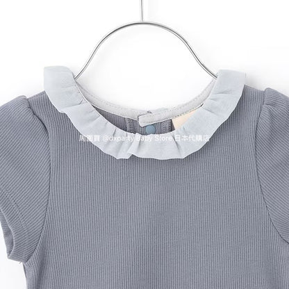 Japanese children's clothing pe#main patchwork dress 80-130cm girls summer dresses 