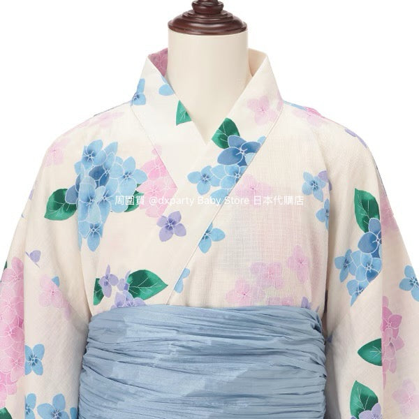 Lovetoxic 2Way Japanese Yukata Kimono 150-160cm Girls Summer Outerwear Dresses Japanese Summer Festival Special 