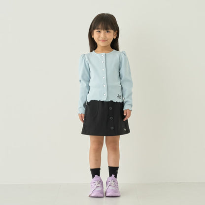 日本童裝 Ly# mine 心型紐扣羅紋外套 100-140cm 女童款 秋季 TOPS OUTERWEAR