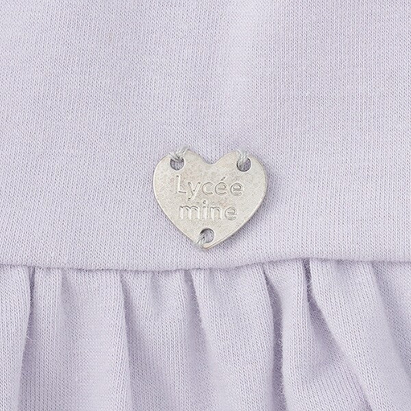 日本童裝 Ly# mine 荷葉邊皺褶高領上衣 100-150cm 女童款 秋季 TOPS