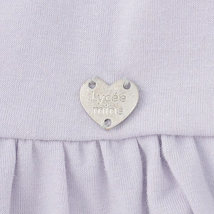 日本童裝 Ly# mine 荷葉邊皺褶高領上衣 100-150cm 女童款 秋季 TOPS