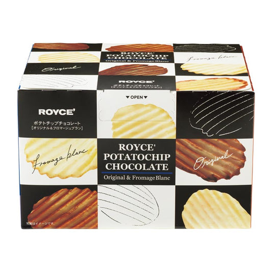 日本直送 ROYCE 朱古力薯片[朱古力&白朱古力] 各190g 中秋節/萬聖節 限定手信