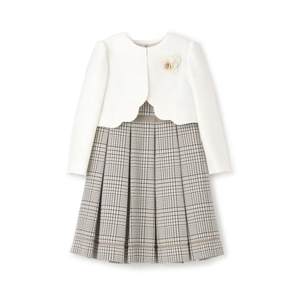 日本童裝 pe#main 禮服兩件套裝 110-130cm 女童款 冬季 OUTERWEAR DRESSES 面試/宴會/表演