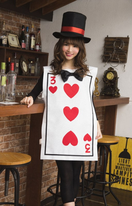 日本直送 愛麗絲夢遊仙境 撲克牌人 大人款 萬聖節 Cosplay服裝 Halloween攪鬼特輯 AAA
