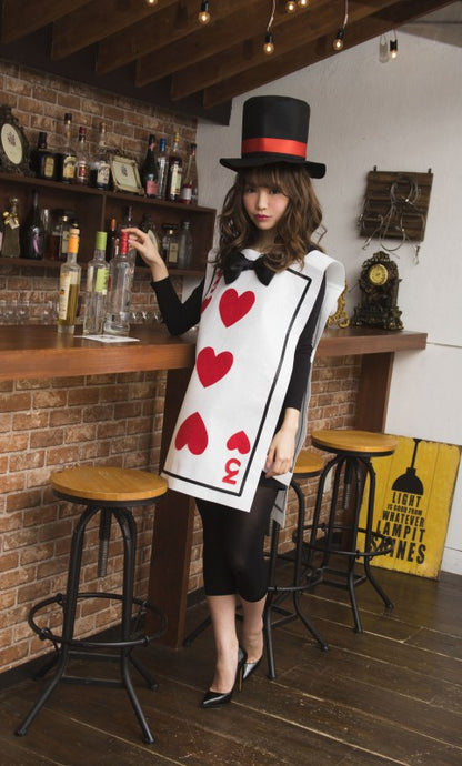 日本直送 愛麗絲夢遊仙境 撲克牌人 大人款 萬聖節 Cosplay服裝 Halloween攪鬼特輯 AAA