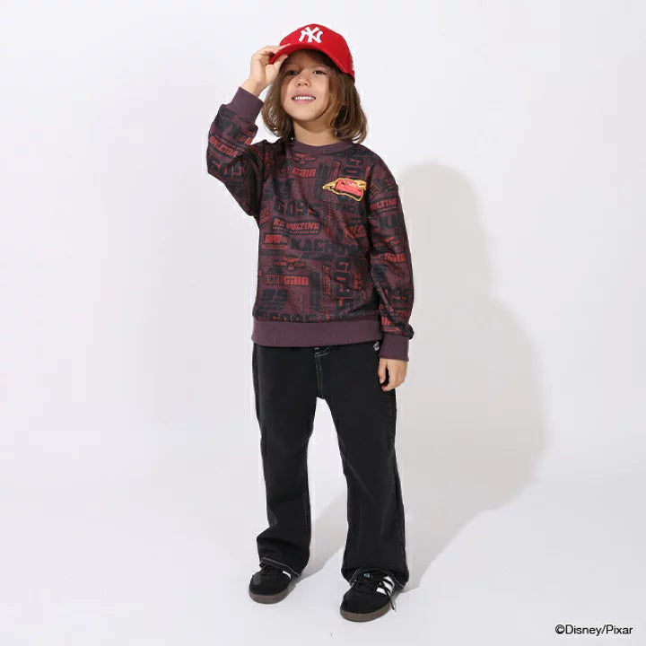日本童裝 BDL x Disney Cars印花衛衣 90-130cm 男童款 冬季 TOPS