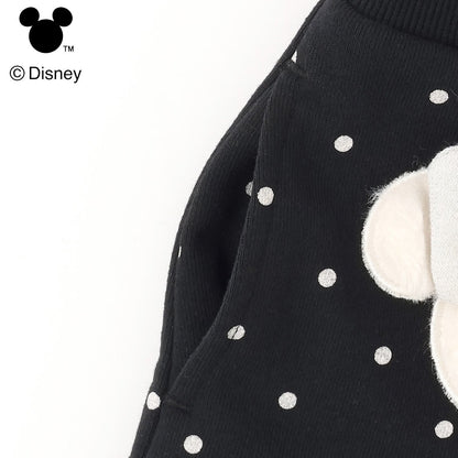 日本童裝 pe#main x Disney 毛毛圖案短裙 80-130cm 女童款 冬季 SKIRTS 聖誕紅/新年紅