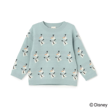 日本童裝 pe#main x Disney Princess 針織毛衣 80-130cm 女童款 秋季 TOPS
