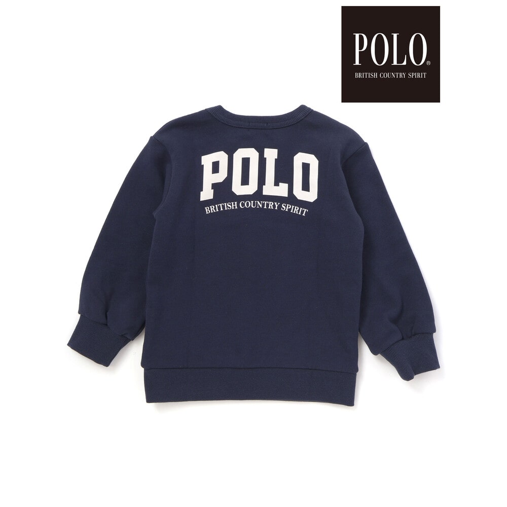 日本童裝  SLAP SLIP x POLO BCS Logo印花衛衣 80-130cm 男童款/女童款 秋季 TOPS