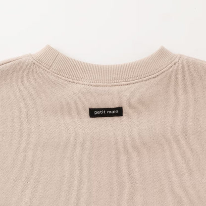 日本童裝 pe#main 假兩件熊仔衛衣 80-130cm 男童款 冬季 TOPS