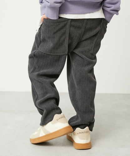 日本童裝 dev!rock 口袋柔軟燈芯絨長褲 100-160cm 男童款/女童款 冬季 PANTS