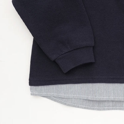 日本童裝 pe#main x Chiikawa 假兩件拼接上衣 80-110cm 男童款 夏季 TOPS