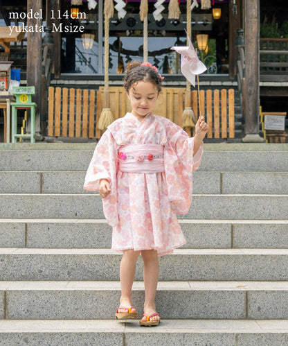 日本童裝 panpantutu 櫻 日本浴衣 日本和服 95-150cm 女童款 夏季 DRESSES 日本夏祭慶典特輯