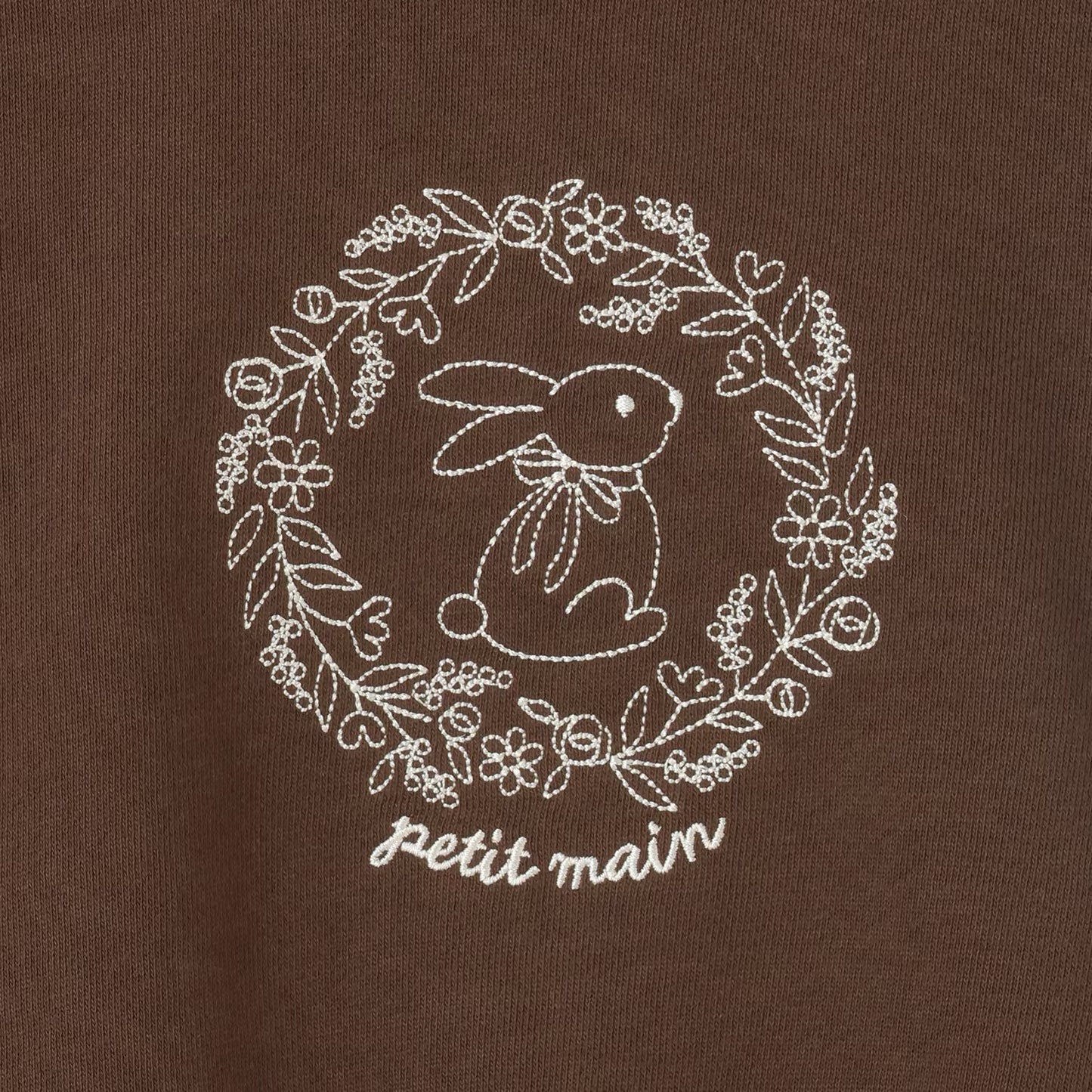 日本童裝 pe#main 印花衛衣 80-130cm 女童款 冬季 TOPS 聖誕紅/新年紅