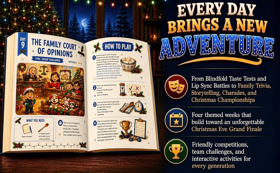 日英美直送 Family Games Competitions Book Advent Calendar 聖誕倒數日曆 大人款/兒童款 聖誕快樂特輯 不參與$900免運 滿$900可加$25免運到順豐站/智能櫃 Christmas Advent Calendars 2026