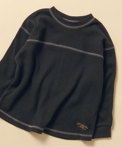 現貨區1-2日寄出--日本童裝 BREEZE 華夫格上衣 150cm 男童款 秋季 TOPS