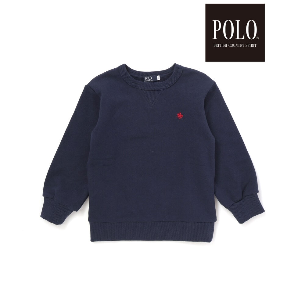 日本童裝  SLAP SLIP x POLO BCS Logo印花衛衣 80-130cm 男童款/女童款 秋季 TOPS