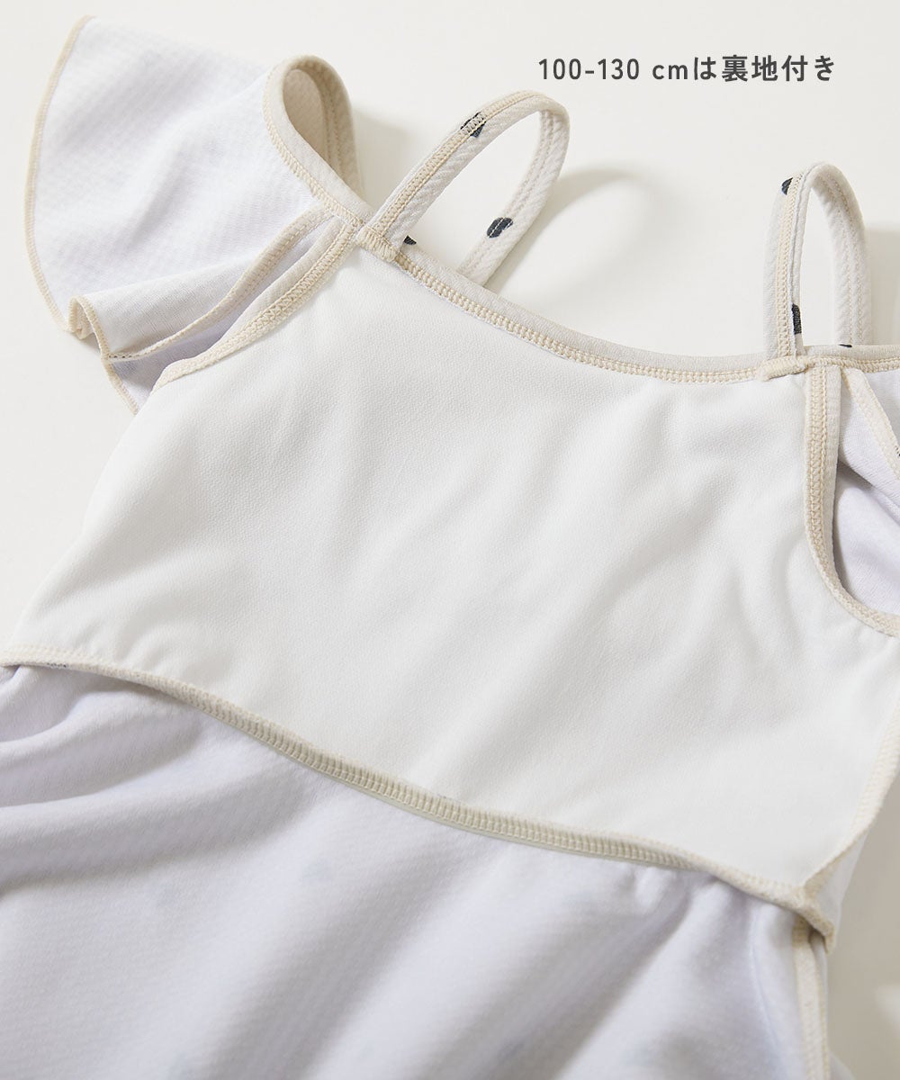 日本童裝 dev!rock 防UV 花邊領泳衣兩件套裝 100-160cm 女童款 夏季 DRESSES PANTS 夏日玩水泳衣特輯