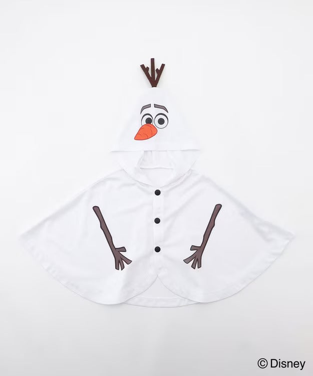 日本童裝 aF#a325 x Disney FROZEN 防UV 接觸冷感 披肩 100-140cm 男童款/女童款 夏季 OUTERWEAR