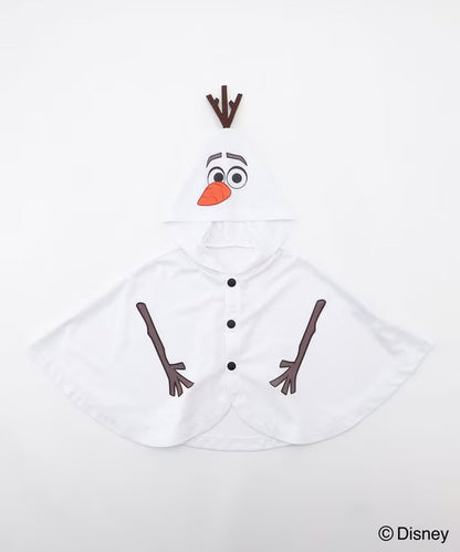 日本童裝 aF#a325 x Disney FROZEN 防UV 接觸冷感 披肩 100-140cm 男童款/女童款 夏季 OUTERWEAR