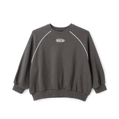 日本童裝 b・R# 抓毛數字印花衛衣 110-150cm 男童款 冬季 TOPS