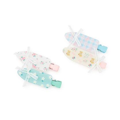 日本直送 Lycee mine 絲帶髮夾2件套 手飾/髮飾系列