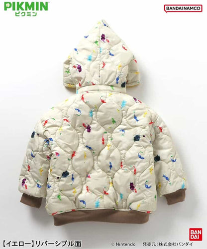 日本童裝 BREEZE x Pikmin 2Way 雙面兩著 夾棉外套 80-140cm 男童款/女童款 冬季 (適合初秋、香港平均溫度、寒冷天氣）OUTERWEAR 