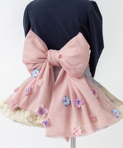 Japanese children's clothing panpantutu bow heart skirt 80-140cm girls summer dresses 