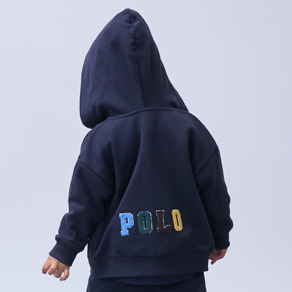 日本童裝 pe#main x【POLO BCS】衛衣外套 80-130cm 男童款/女童款 秋季 OUTERWEAR 聖誕紅/新年紅