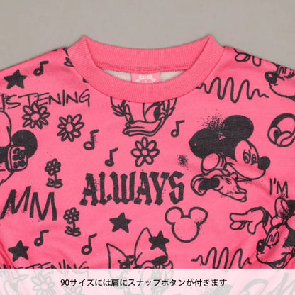 日本童裝 BDL x Disney 衛衣拼接連身裙 90-140cm 女童款 冬季 DRESSES