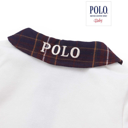 日本童裝  SLAP SLIP x POLO BCS polo連衣及吊帶連體褲套裝 70-80cm 男童款 初生嬰兒 秋季 Jumpsuit