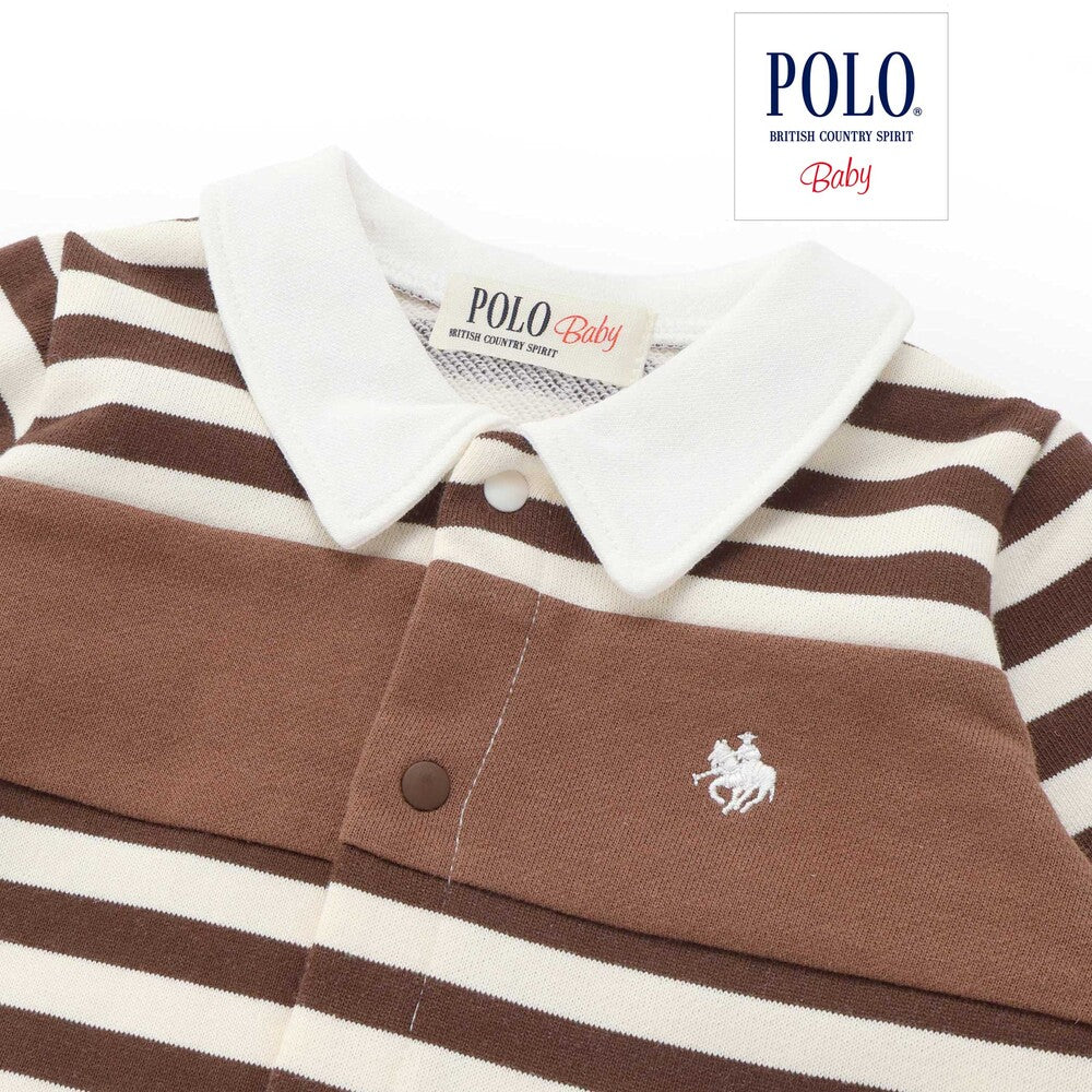 日本童裝  SLAP SLIP x POLO BCS 連衣 60-80cm 男童款 初生嬰兒 秋季 Jumpsuit