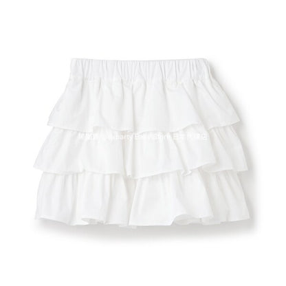 Lovetoxic Japanese Children's Clothing Ruffled Short Skirt 140-160cm Girls Summer SKIRTS 