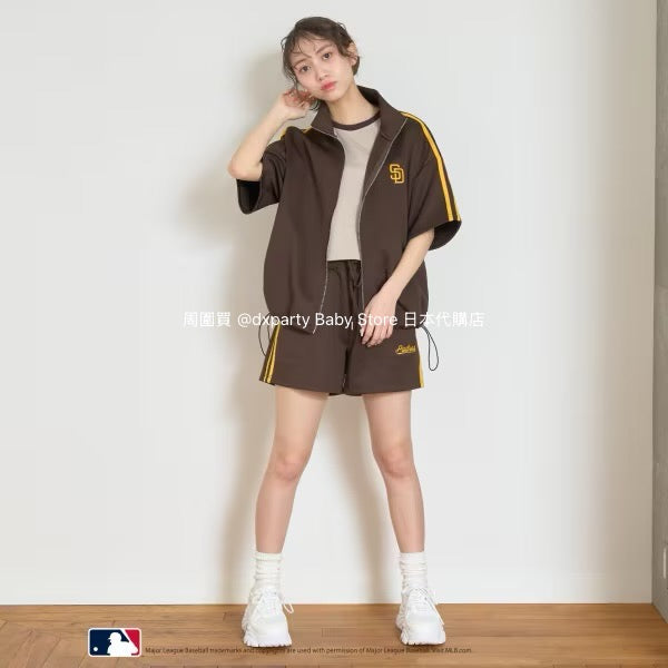 Lovetoxic x MLB Water-Absorbent Quick-Drying Short-Sleeved Jacket (140-170cm) for Girls (Summer Outerwear) 