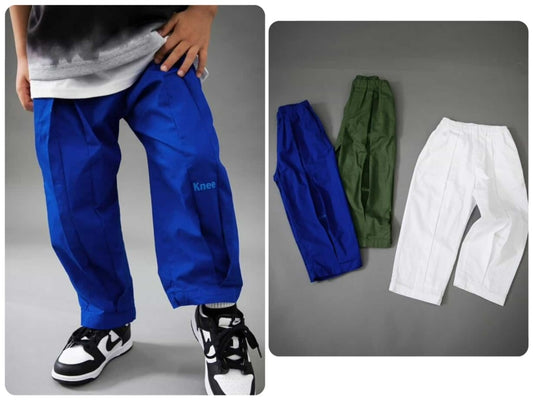 Japanese children's clothing BREEZE loose wrinkled trousers 90-160cm boys' summer PANTS 