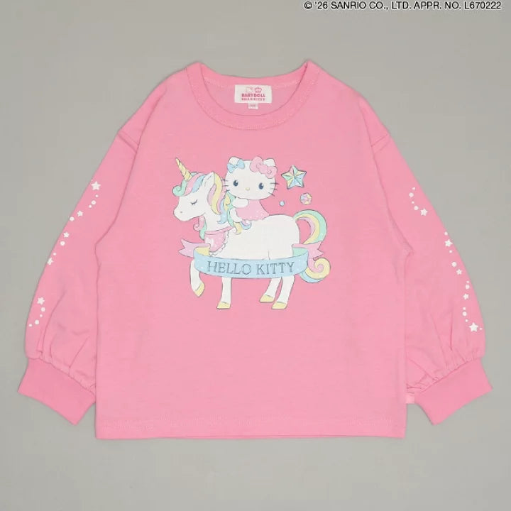 日本童裝 BDL x Sanrio 印花上衣 90-140cm 女童款 冬季 TOPS