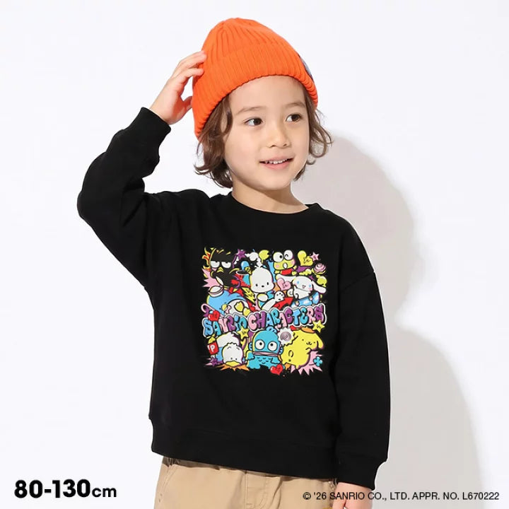 日本童裝 BDL x Sanrio 印花衛衣 80-130cm 男童款/女童款 秋季 TOPS