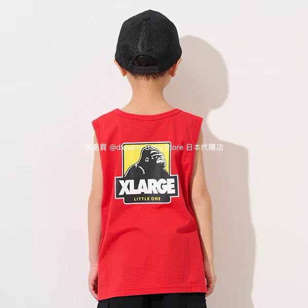Japanese XLARGE KIDS Printed Vest 80-140cm Boys Summer TOPS 