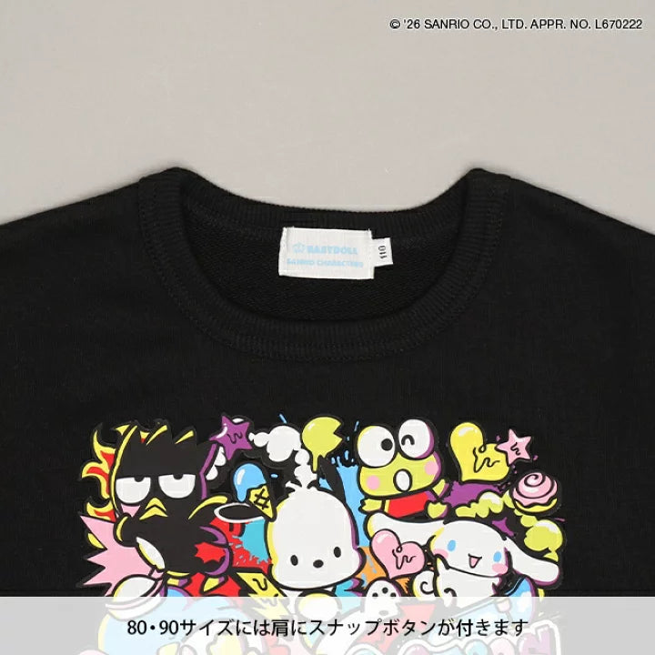 日本童裝 BDL x Sanrio 印花衛衣 80-130cm 男童款/女童款 秋季 TOPS