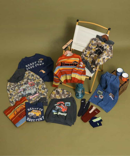 日本童裝 BREEZE x Jimny 衛衣 80-140cm 親子裝 男童款/女童款 冬季 Tops